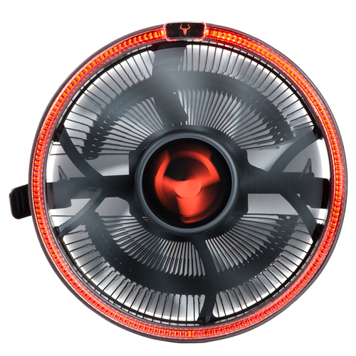 itek ICY RC12 Processor Cooler 12 cm Black, Metallic image 2