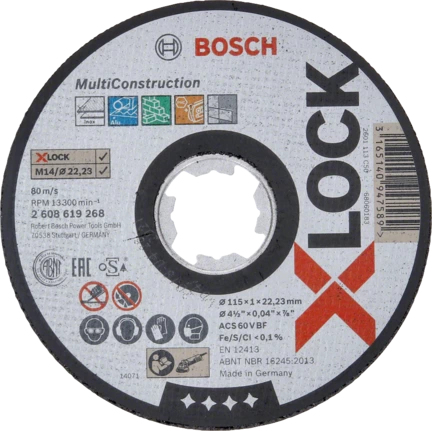 Bosch X-LOCK MULTI CONSTRUCTION Disco per tagliare