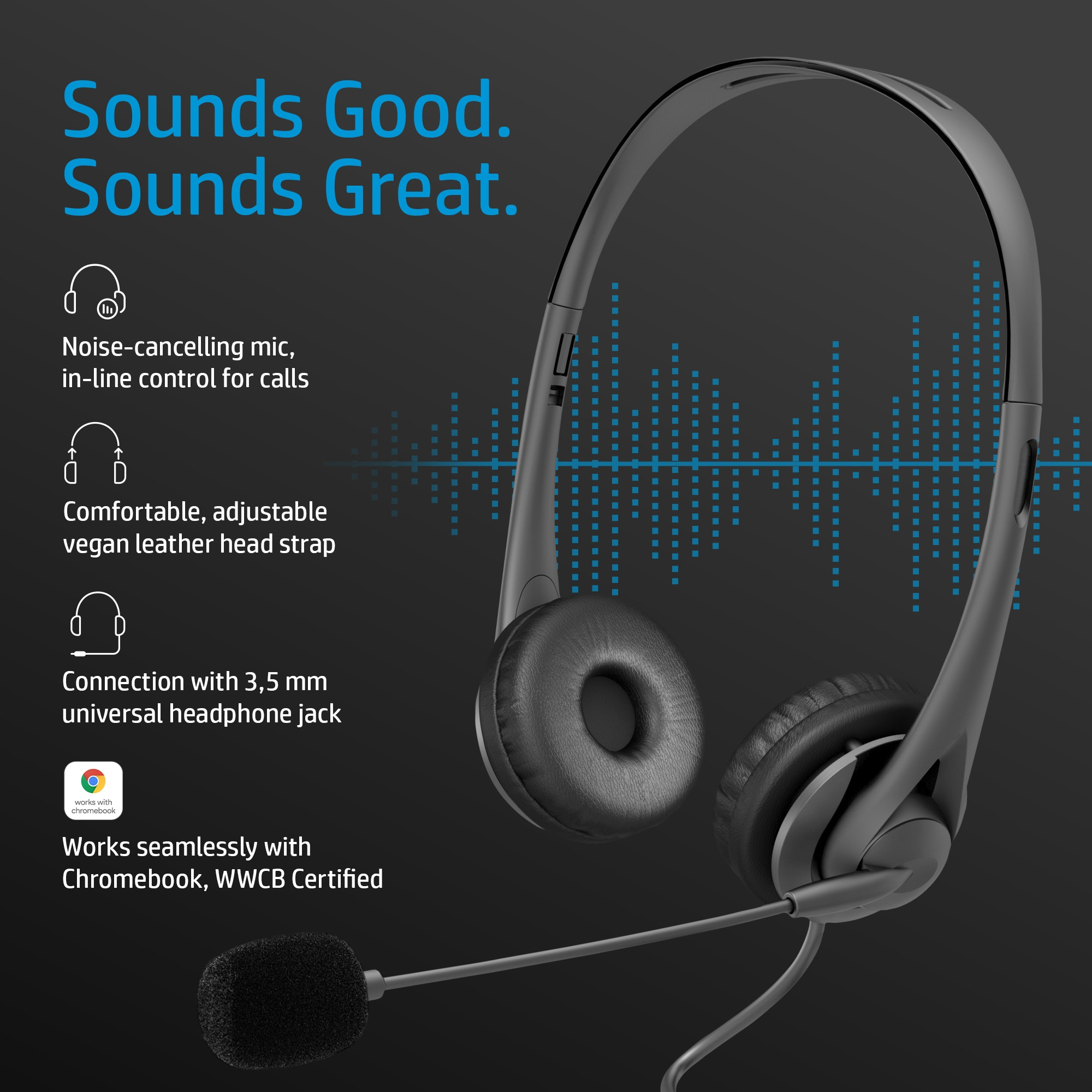 HP Stereo 3.5mm Headset G2 – image 4