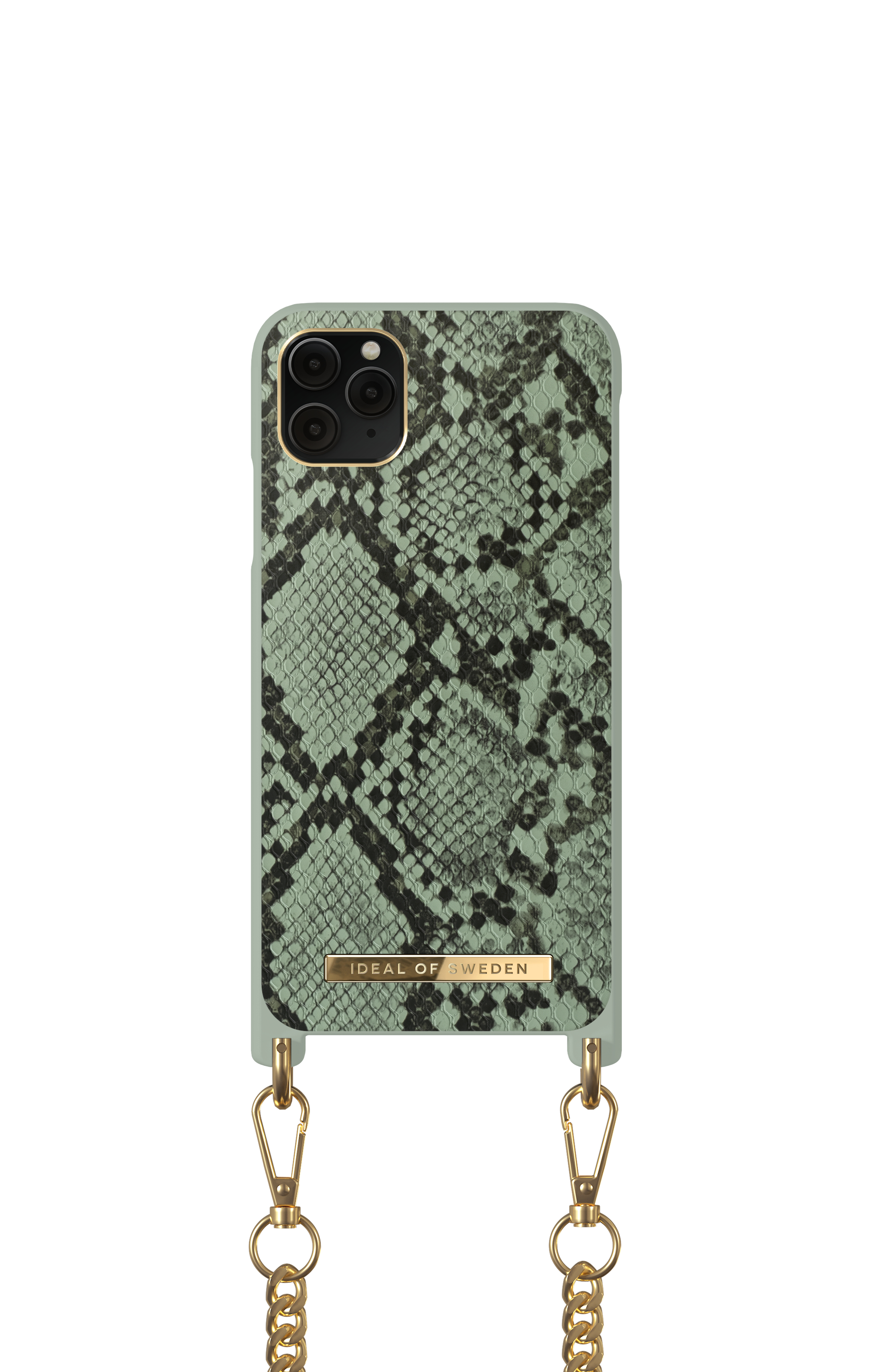 iDeal of Sweden Atelier Necklace Case iPhone 11PM/XSM Khaki Python – image 3