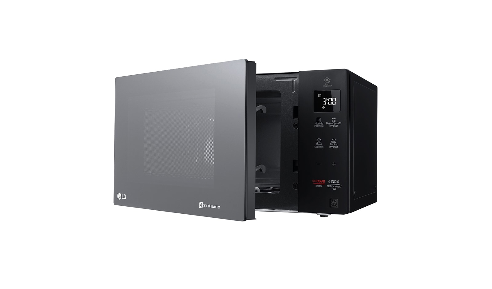 LG MS1536GIR microwave Black, Mirror Solo microwave Countertop – image 5