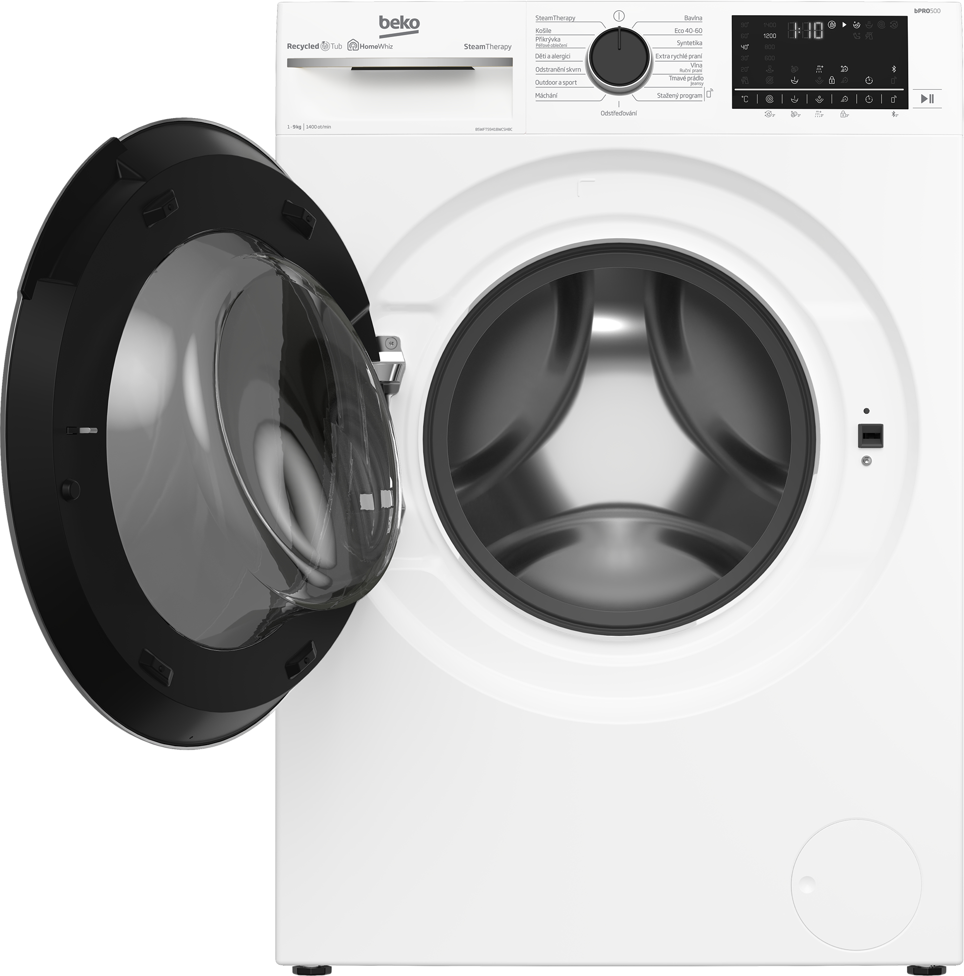 Beko B5WFT59418WCSHBC washing machine Front-load – image 3
