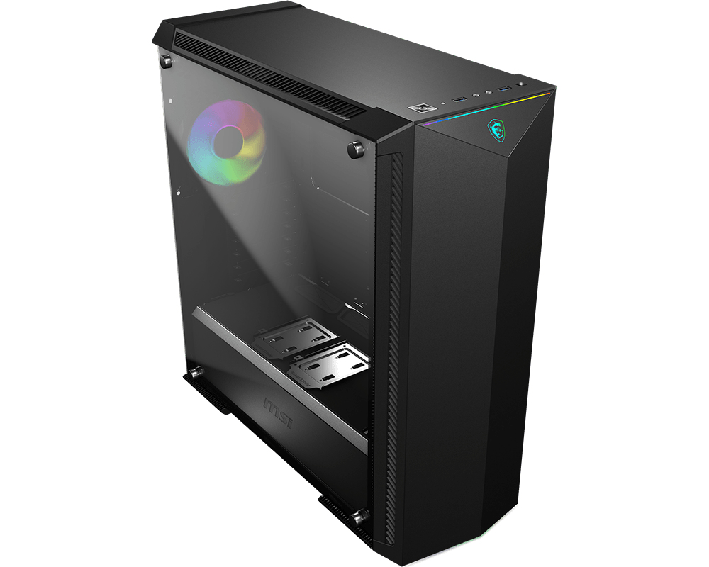 MSI MPG GUNGNIR 100 Mid Tower Gaming Computer Case 'Black