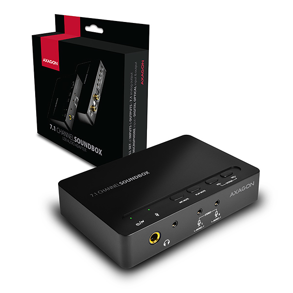 صورة بطاقة صوت Axagon ADA-71 USB 7.1 قناة