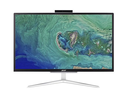 Acer Aspire C22-820 Intel® Celeron® J4005 54.6 cm (21.5″) 1920 x 1080 pixels All-in-One PC 4 GB DDR4-SDRAM 1 TB HDD Windows 10 Home Wi-Fi 5 (802.11ac) Grey image 1