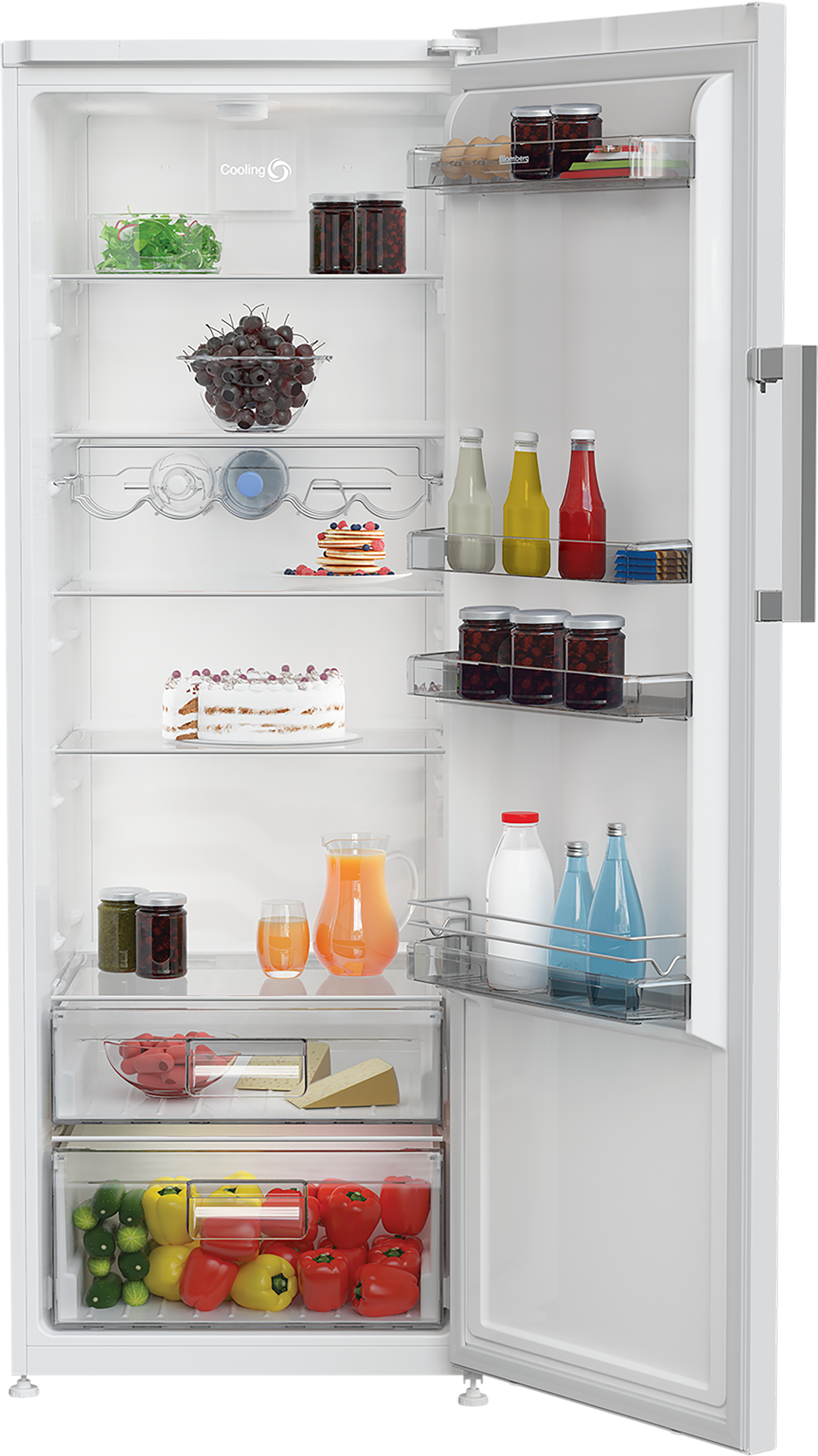 Blomberg SSM4671P Freestanding Tall Larder Fridge with Chiller Compartment – image 7