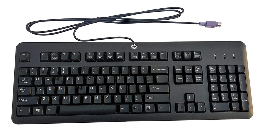 HP 803180-CG1 keyboard Office PS/2 Czech, Slovakian Black – image 1