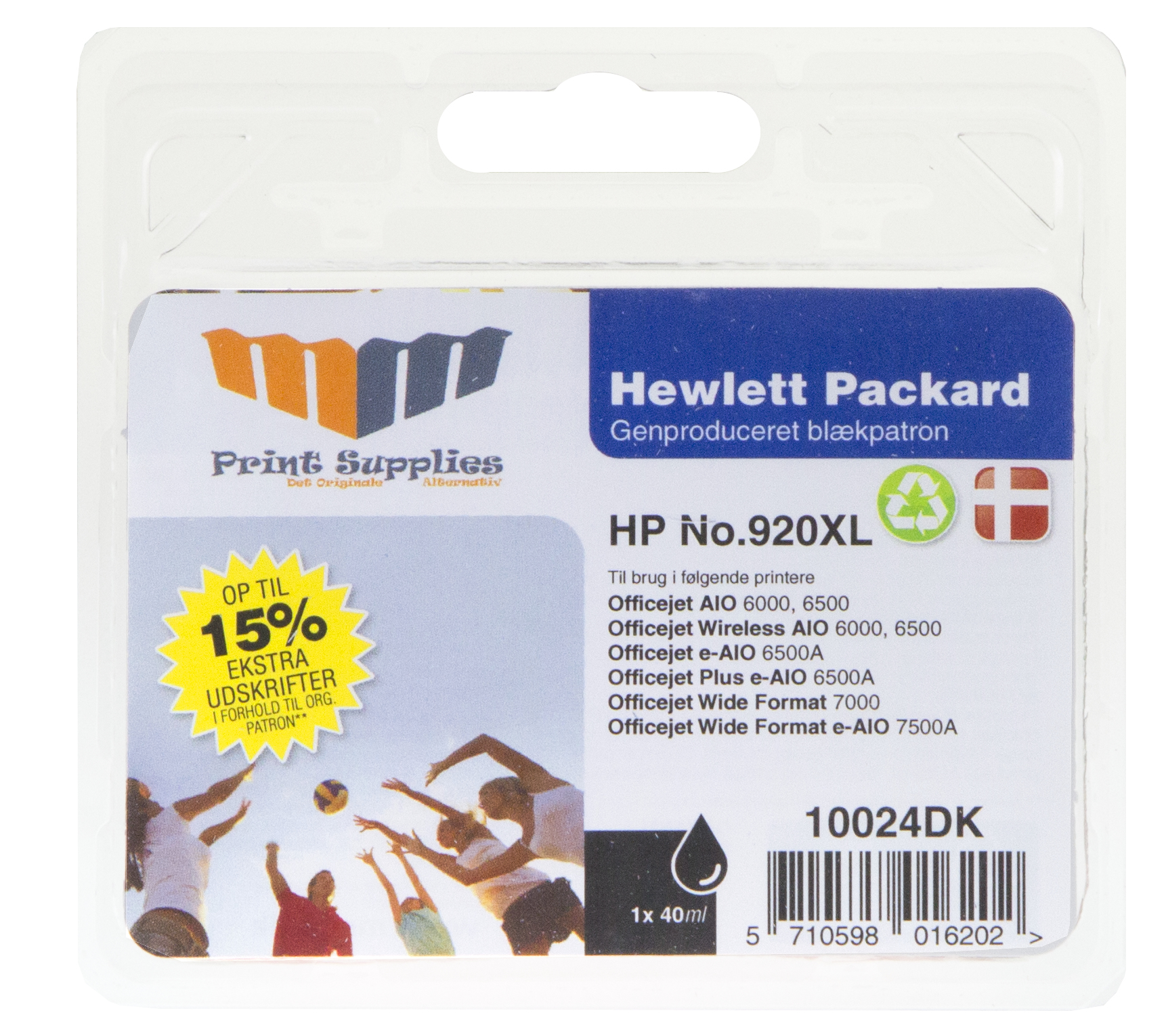 MM Black Inkjet Cartridge - Replaces HP No.920XL (CD975AE)