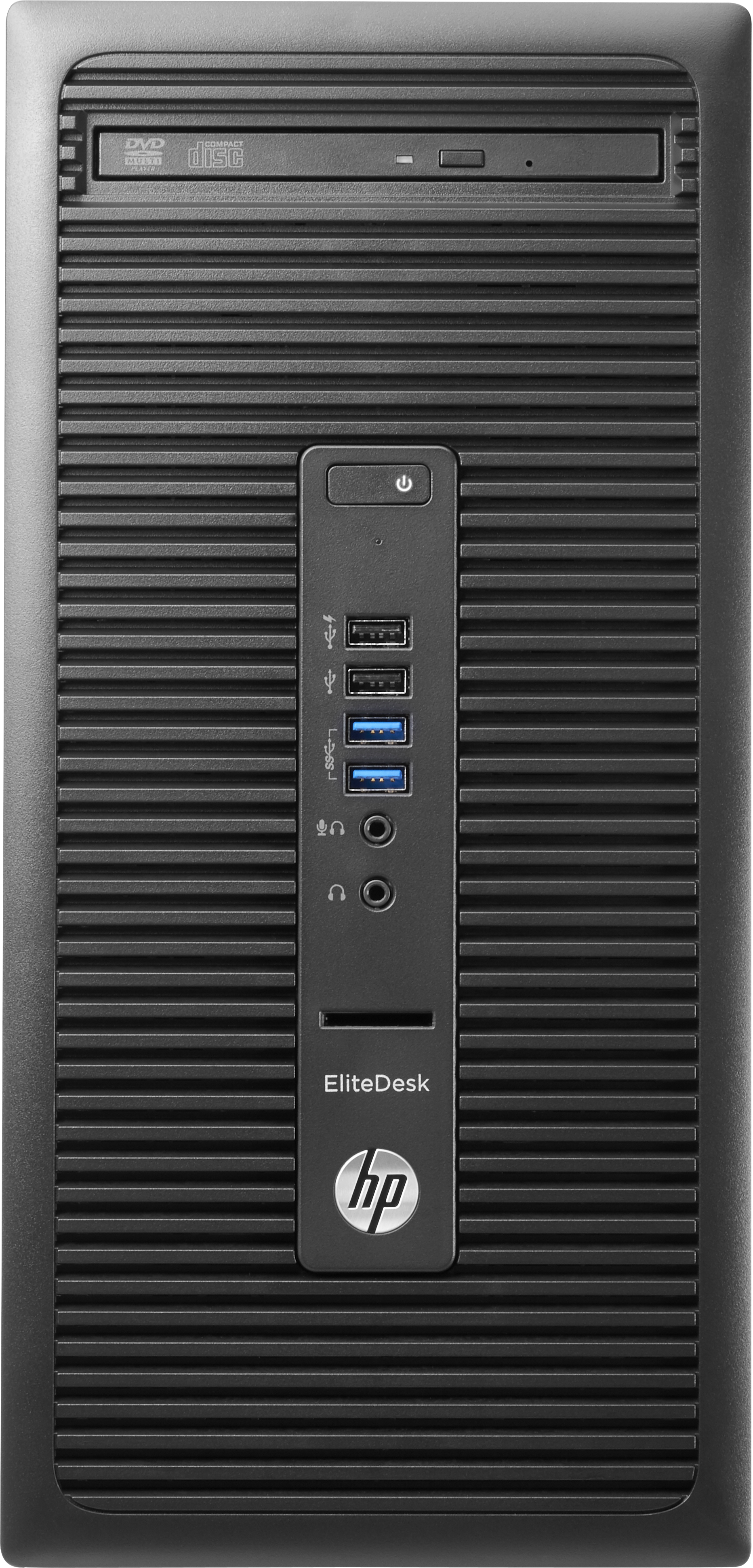 HP EliteDesk 705 G3 AMD Ryzen™ 5 PRO 1500 4 GB DDR4-SDRAM 500 GB HDD AMD Radeon R7 430 Windows 10 Pro Desktop PC Black image 1