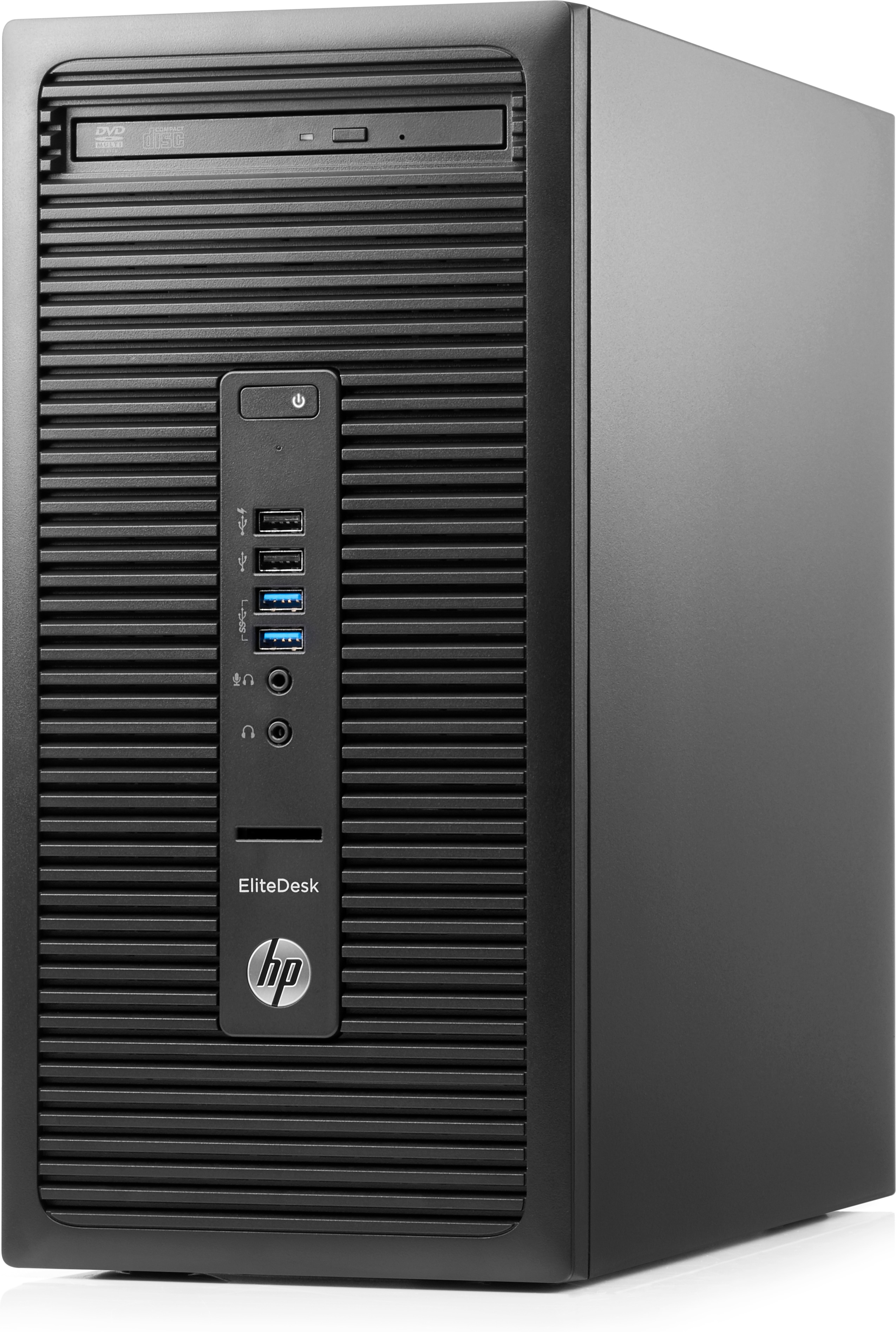 HP EliteDesk 705 G3 AMD Ryzen™ 5 PRO 1500 4 GB DDR4-SDRAM 500 GB HDD AMD Radeon R7 430 Windows 10 Pro Desktop PC Black image 2