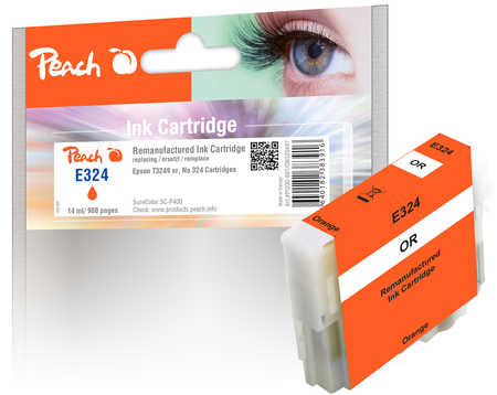 Peach PI200-691 ink cartridge 1 pc(s) Compatible Standard Yield Orange