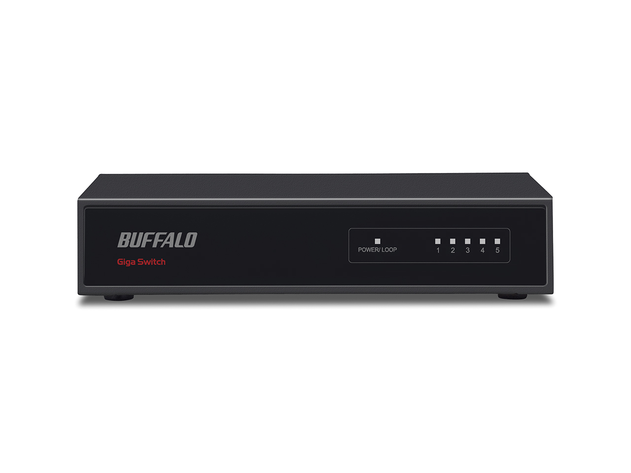 Buffalo LSW4-GT-5NS/BK network switch Gigabit Ethernet (10/100/1000) Black