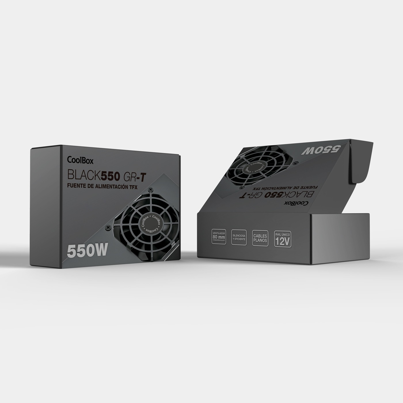 CoolBox COO-FA550TGR power supply unit – image 3