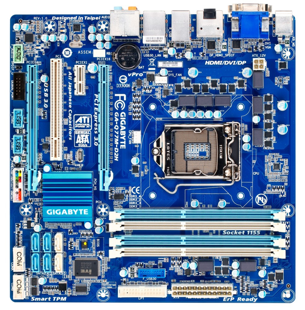 GIGABYTE GA-Q77M-D2H (rev. 1.0) – image 2