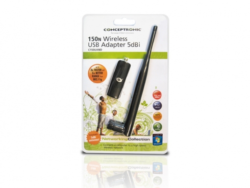 Conceptronic C150UAND network card RF Wireless 150 Mbit/s – image 4