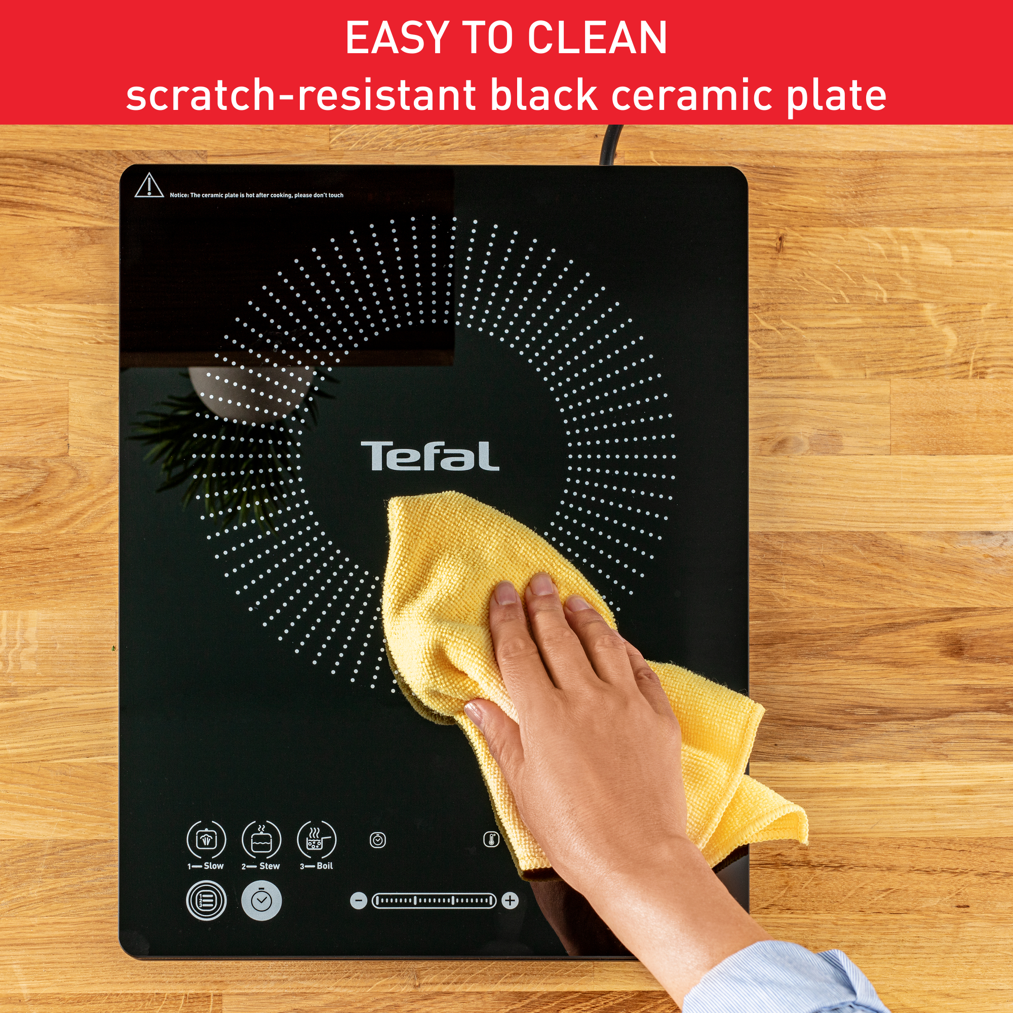 Tefal IH210840 hob Black Zoneless induction hob 1 zone(s) – image 4