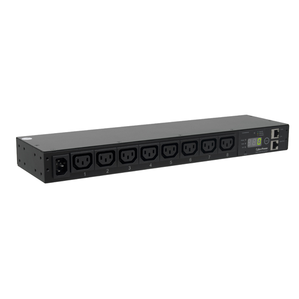CyberPower PDU15MHVIEC8FNET power distribution unit (PDU) 8 AC outlet(s) 1U Black – image 2