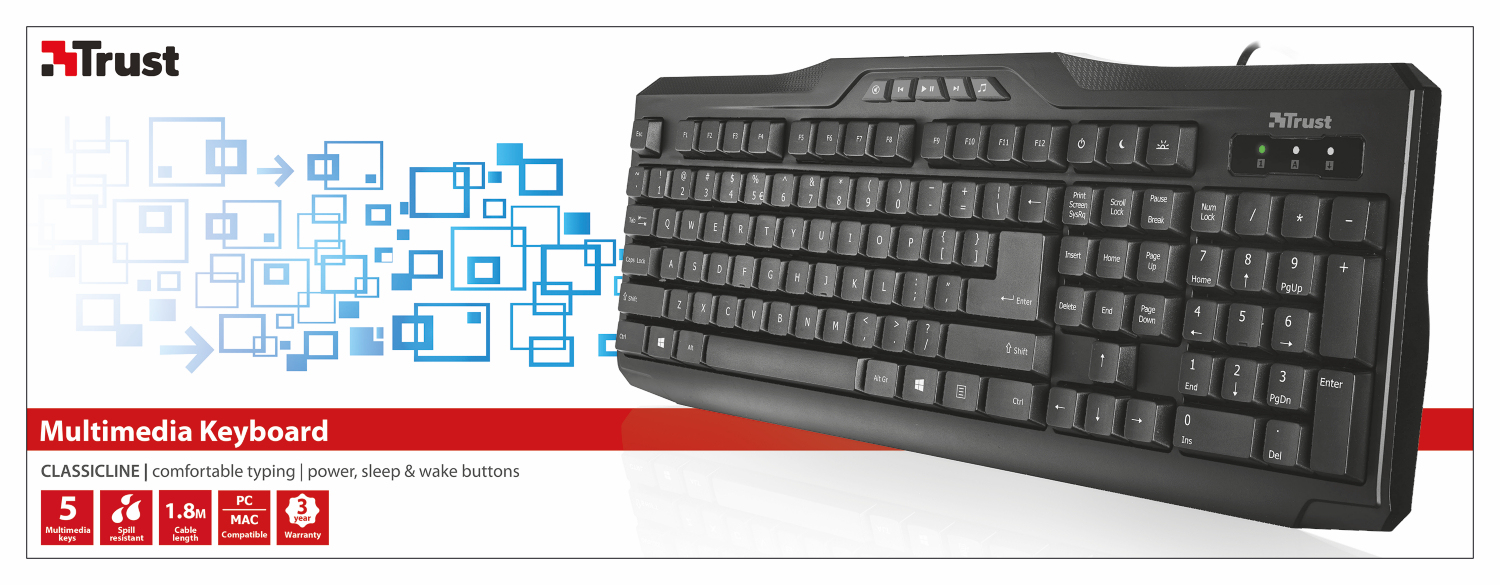 Trust 20598 keyboard Universal USB QWERTY Spanish Black – image 4