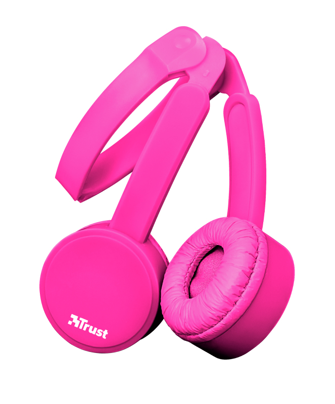 Trust Nano Headset Wired Head-band Calls/Music Pink image 2