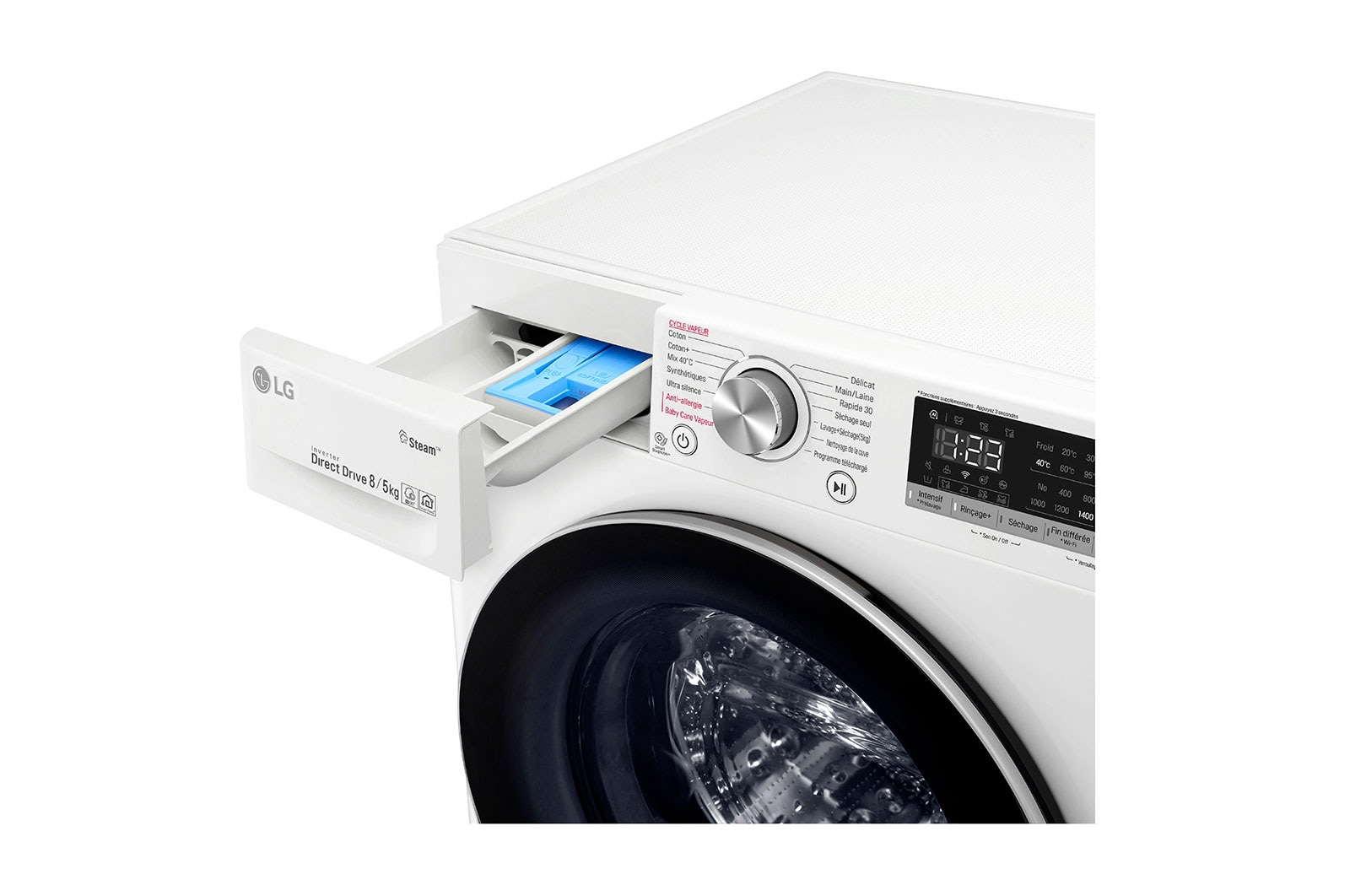 LG F854N41WR washer dryer Freestanding Front-load White – image 5