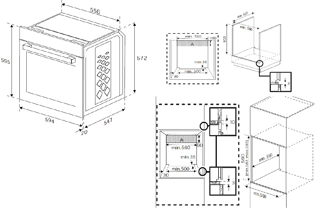 Beko BBIM13301XC oven – image 6