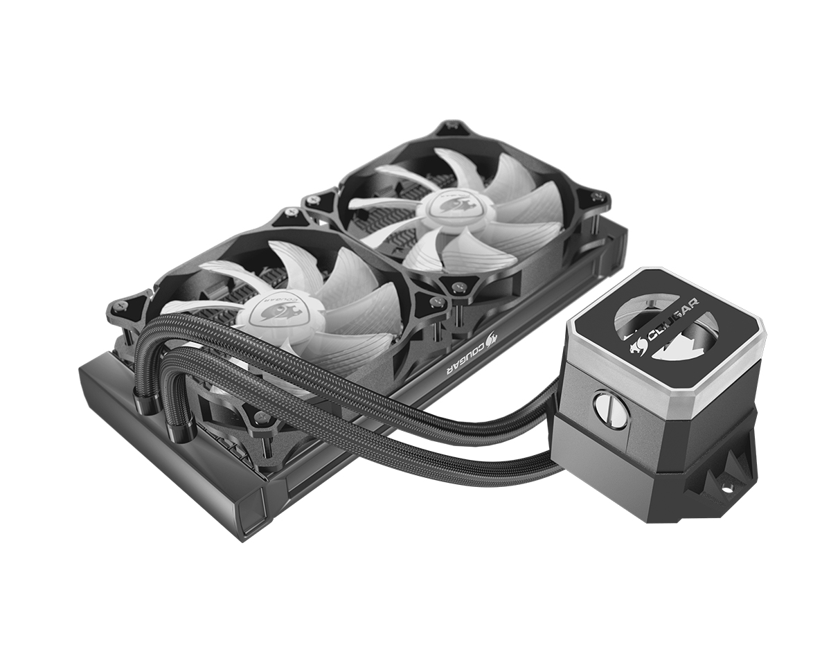 Enfriamiento Líquido COUGAR Helor 240 - 12V - 3 Pines - 2700 RPM - 2 Ventiladores - RGB - 35CCL24.0001 Enfriamiento Líquido COUGAR Helor 240 - 12V - 3 Pines - 2700 RPM - 2 Ventiladores - RGB - 35CCL24.0001