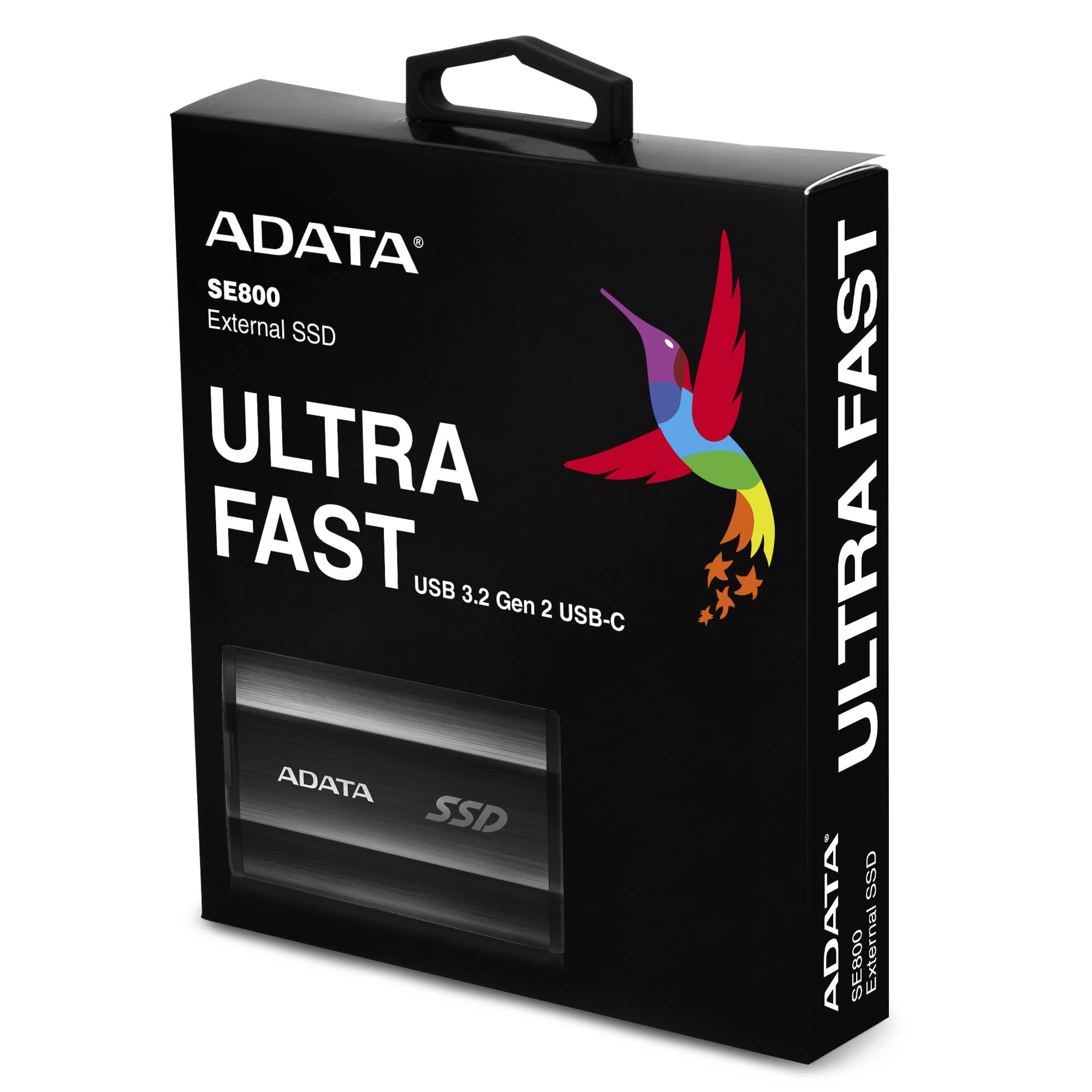 ADATA SE800 1 TB USB Type-C 3.2 Gen 2 (3.1 Gen 2) Black image 2