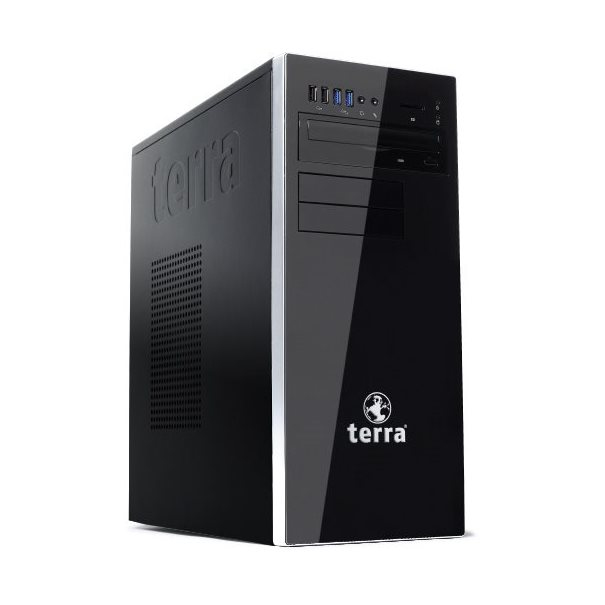 TERRA 5000 Intel® Core™ i3 i3-10100 8 GB DDR4-SDRAM 1.5 TB HDD+SSD Windows 10 Home Midi Tower PC Black image 3