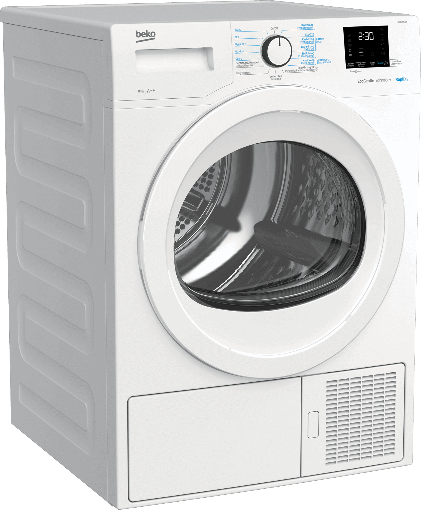 Beko DR8532GX0 tumble dryer Freestanding Front-load – image 2