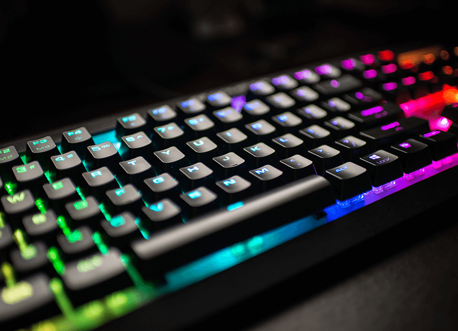 COUGAR Gaming Tastatur Attack X3 RGB  Mech. Cherry MX silber