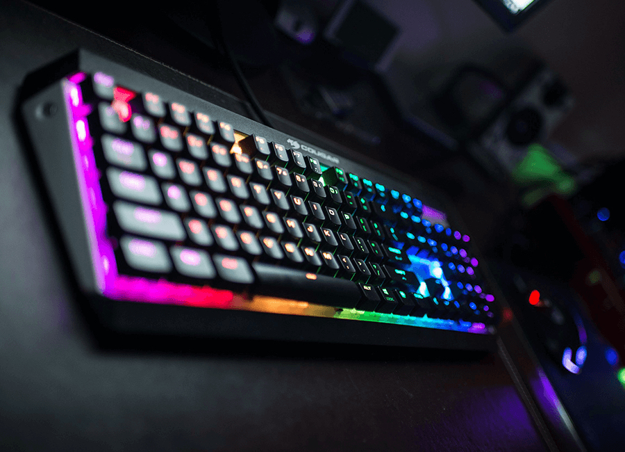 COUGAR Gaming Tastatur Attack X3 RGB  Mech. Cherry MX silber Mäuse & Tastaturen