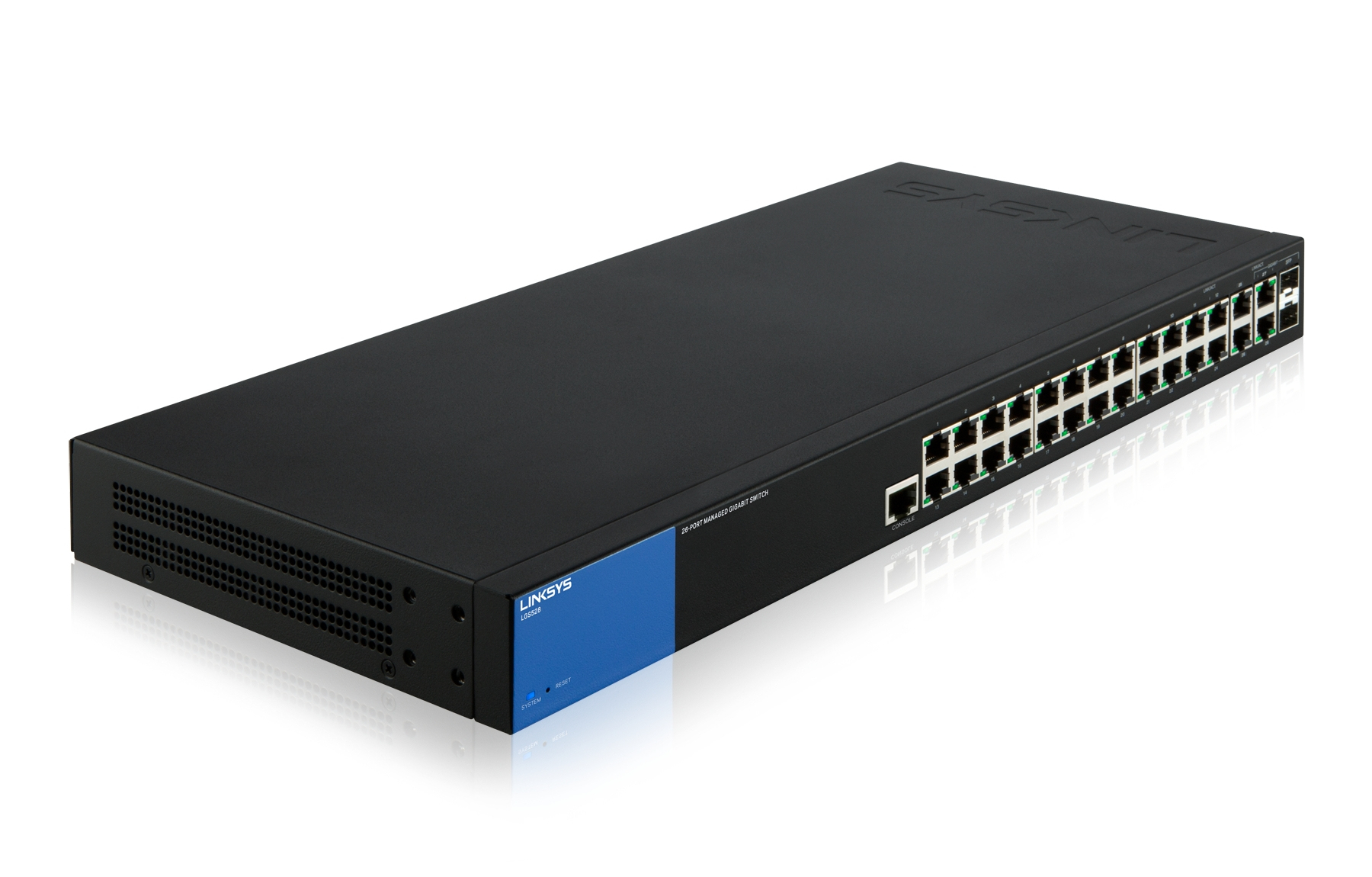 Linksys 28-Port Managed Gigabit Switch (LGS528) – image 3