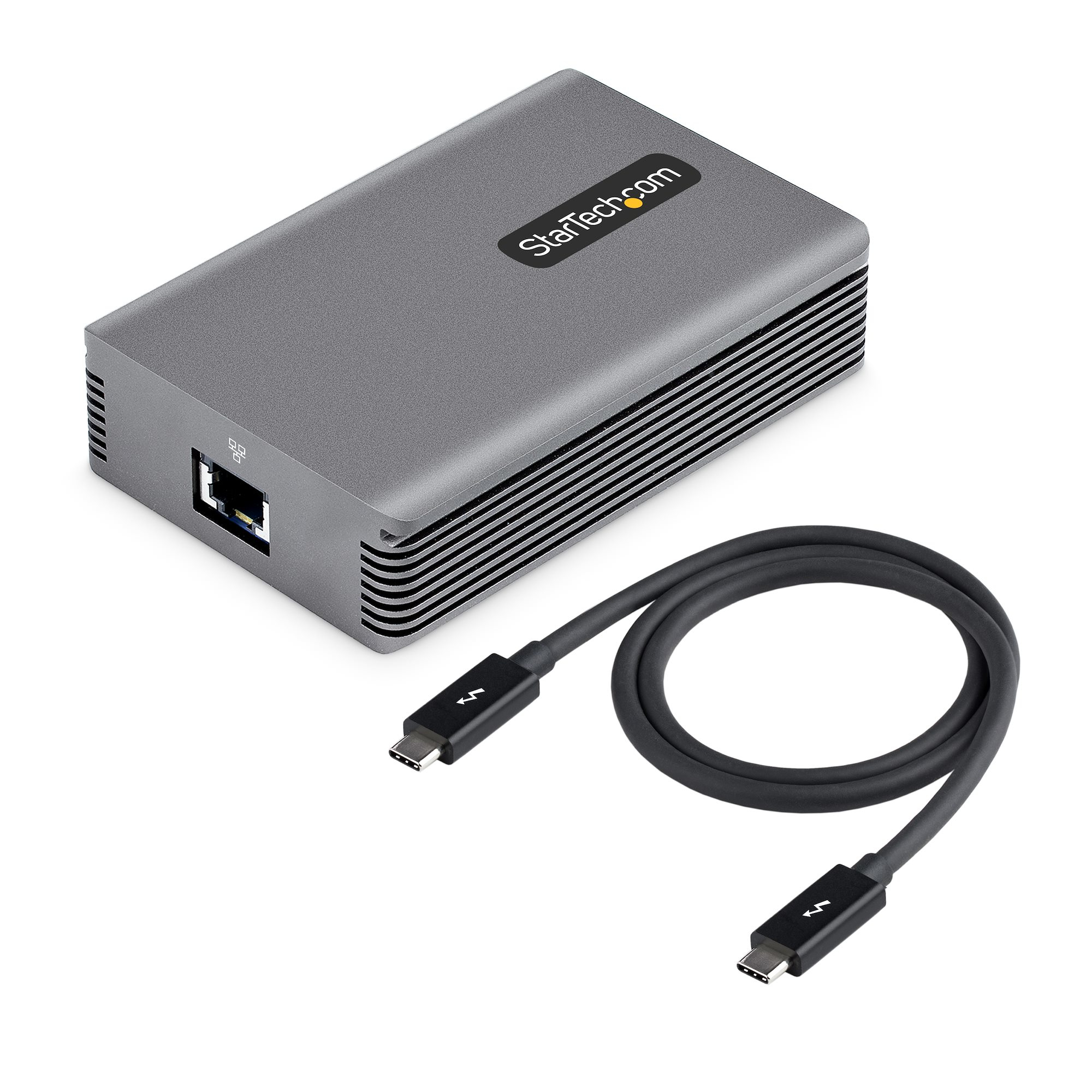 StarTech.com Thunderbolt 3 to Ethernet Adapter, 10GbE - Multi-Gigabit, Thunderbolt 3 to RJ45 Network Adapter - 10GBASE-T/5-2.5GBASE-T NIC – image 7