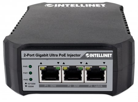 Intellinet 2-Port Gigabit Ultra PoE-Injector 10/100/1000 Mbit/s – image 3