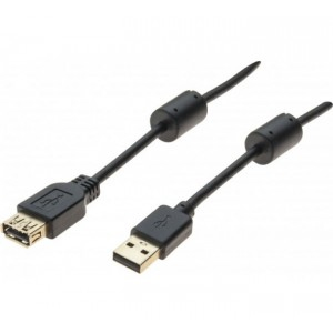 CABLE USB 2.0 CON FERRITAS TIP