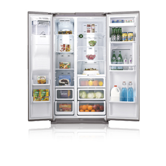 Samsung RSH7ZNRS side-by-side refrigerator Freestanding – image 2