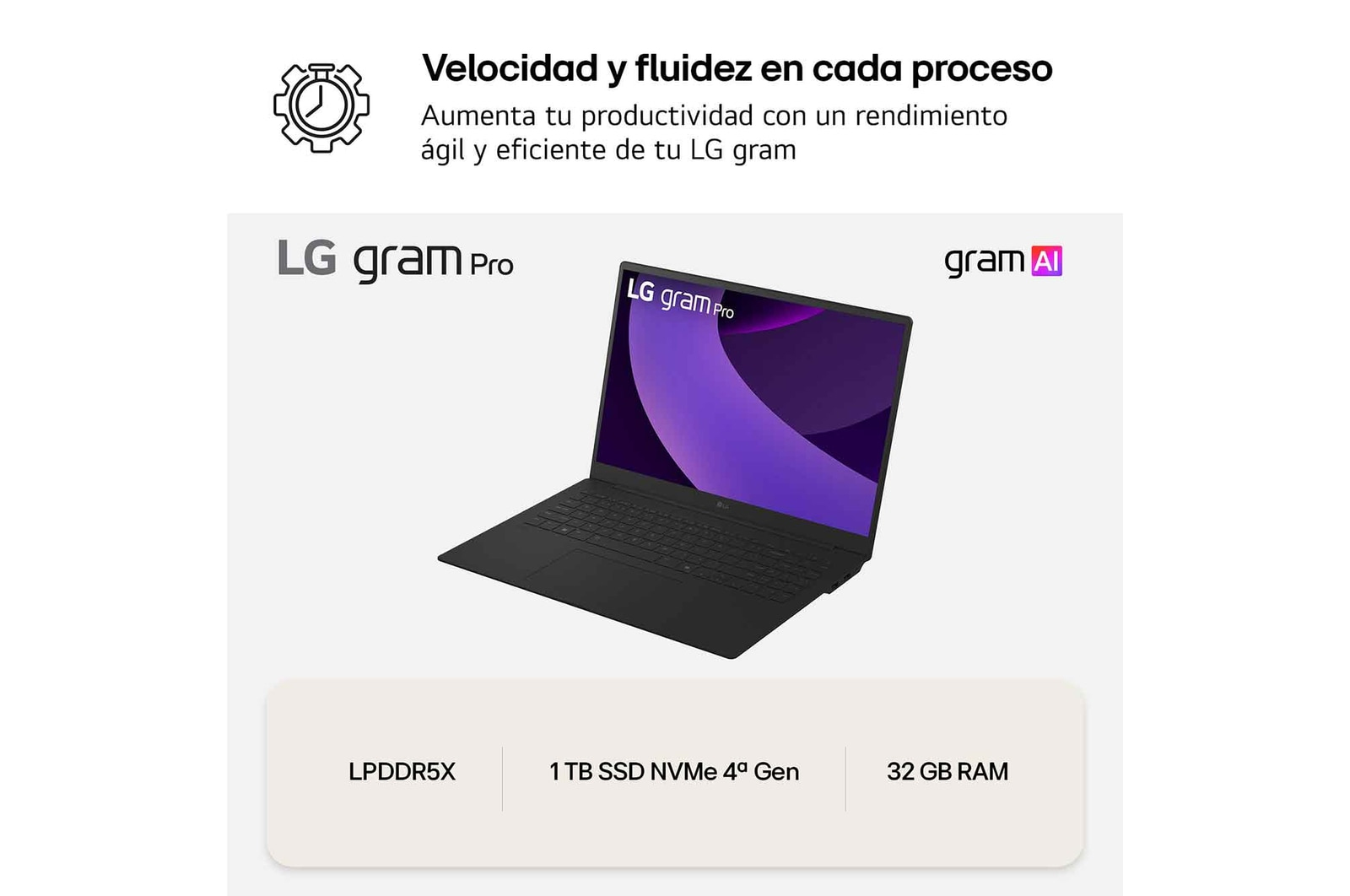 Portátil - LG 16Z90TR-E.AD88B, 16" WQXGA, Intel® Evo™ Edition Core™ Ultra 7-255H, 32 GB RAM, 1 TB SSD, GeForce RTX™ 5050, W11H - imagen 10
