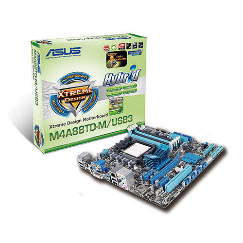 ASUS M4A88TD-M/USB3 motherboard AMD – image 1