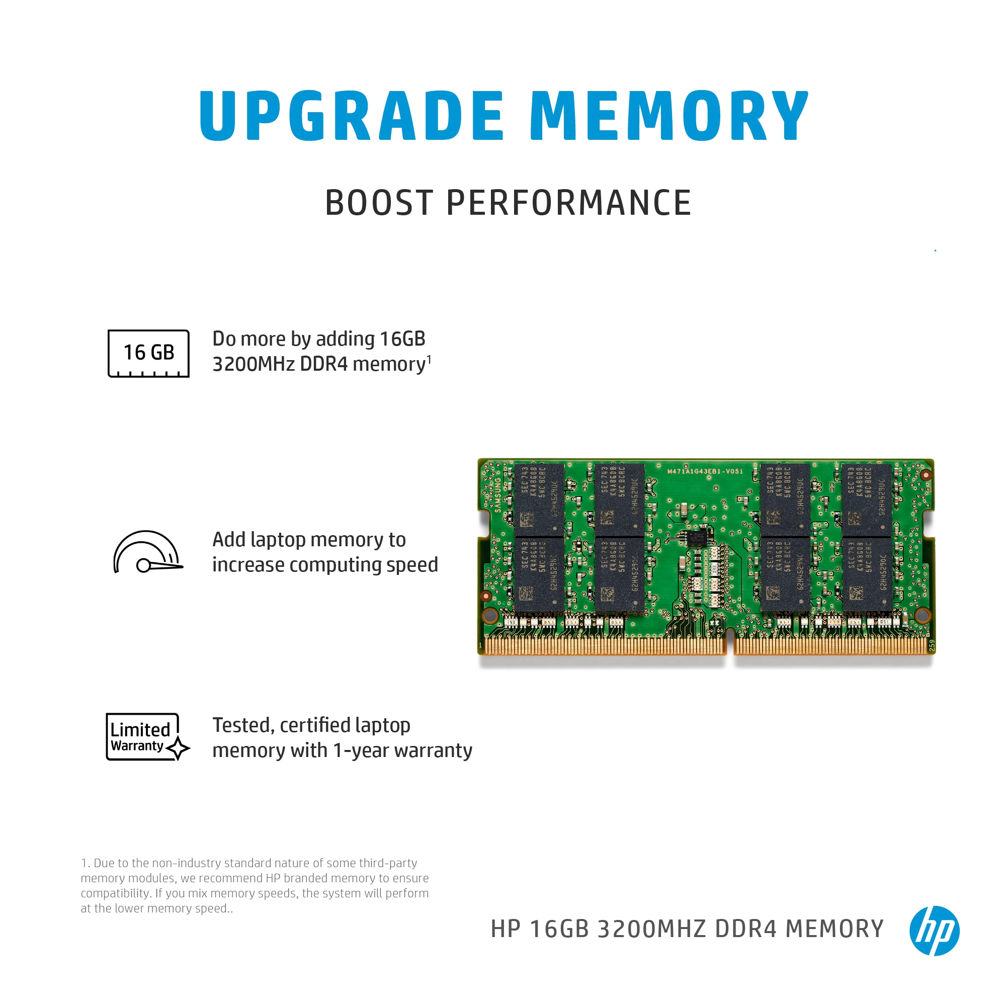 HP 286H8AA memory module – image 2
