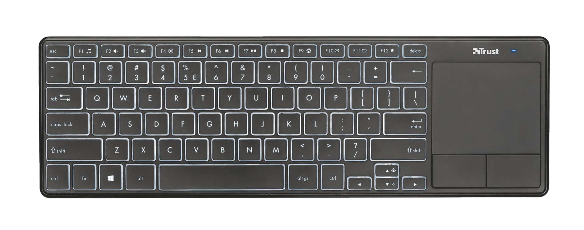 Trust Theza keyboard Universal RF Wireless QWERTZ German Black