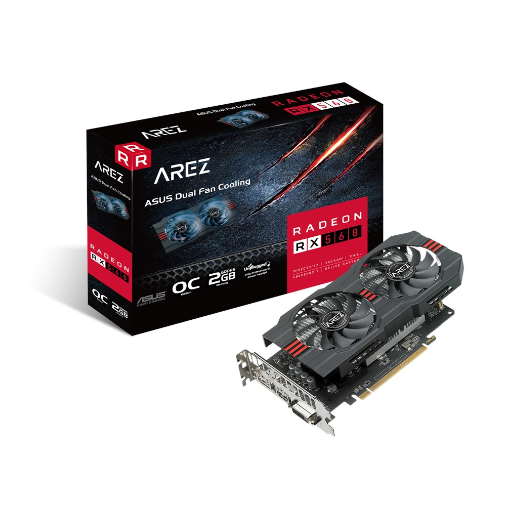 ASUS AREZ-RX560-O2G-EVO AMD Radeon RX 560 – image 1