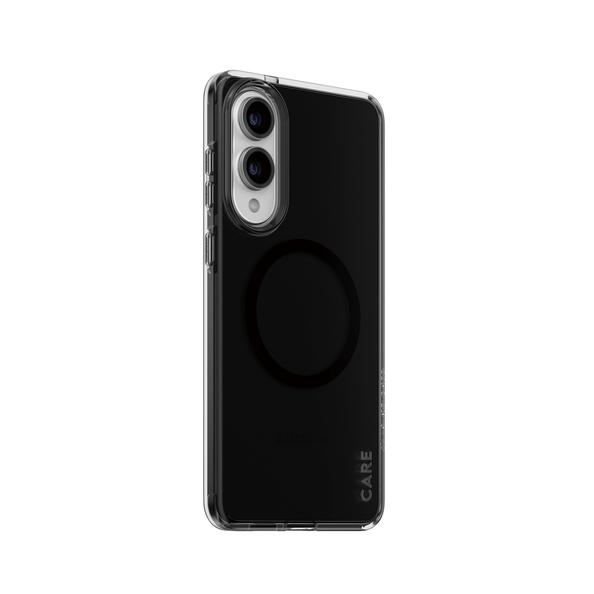 PanzerGlass CARE™ by PanzerGlass® Smokey Case w. Black Qi Compatible Samsung S25 Edge – image 1