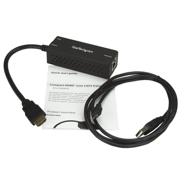 StarTech.com Compact HDBaseT Transmitter - HDMI over CAT5e - USB Powered - Up to 4K – image 6