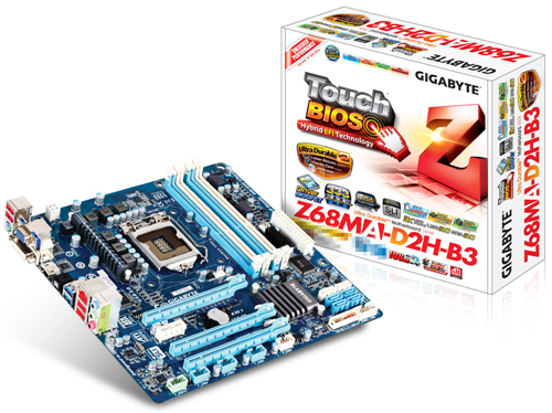 GIGABYTE GA-Z68MA-D2H-B3 – image 1