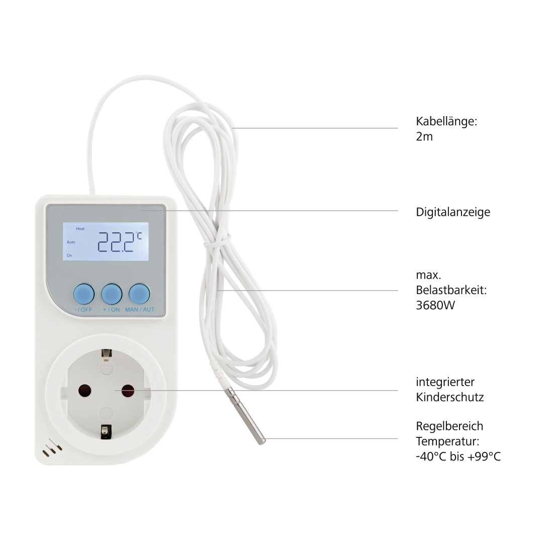 Hama Premium thermostat White – image 6
