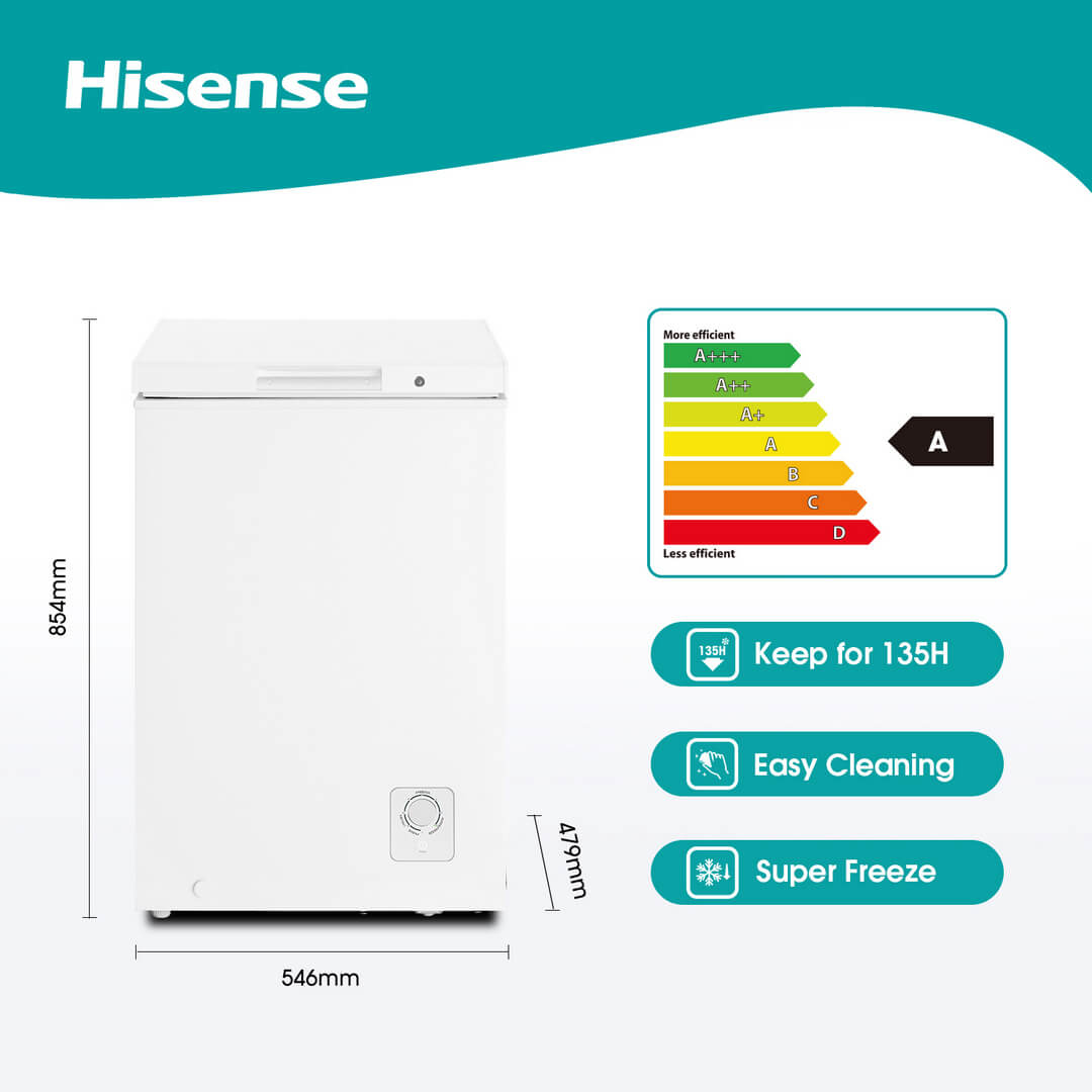 Hisense H125CF freezer Chest freezer Freestanding – image 3