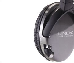 Lindy WHF-45 Headphones Wireless Head-band Music Black, Grey – image 3