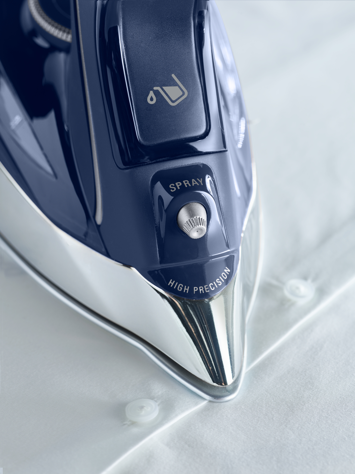 Rowenta DW8215 Dry & Steam iron Microsteam 400 HD Laser soleplate – image 7