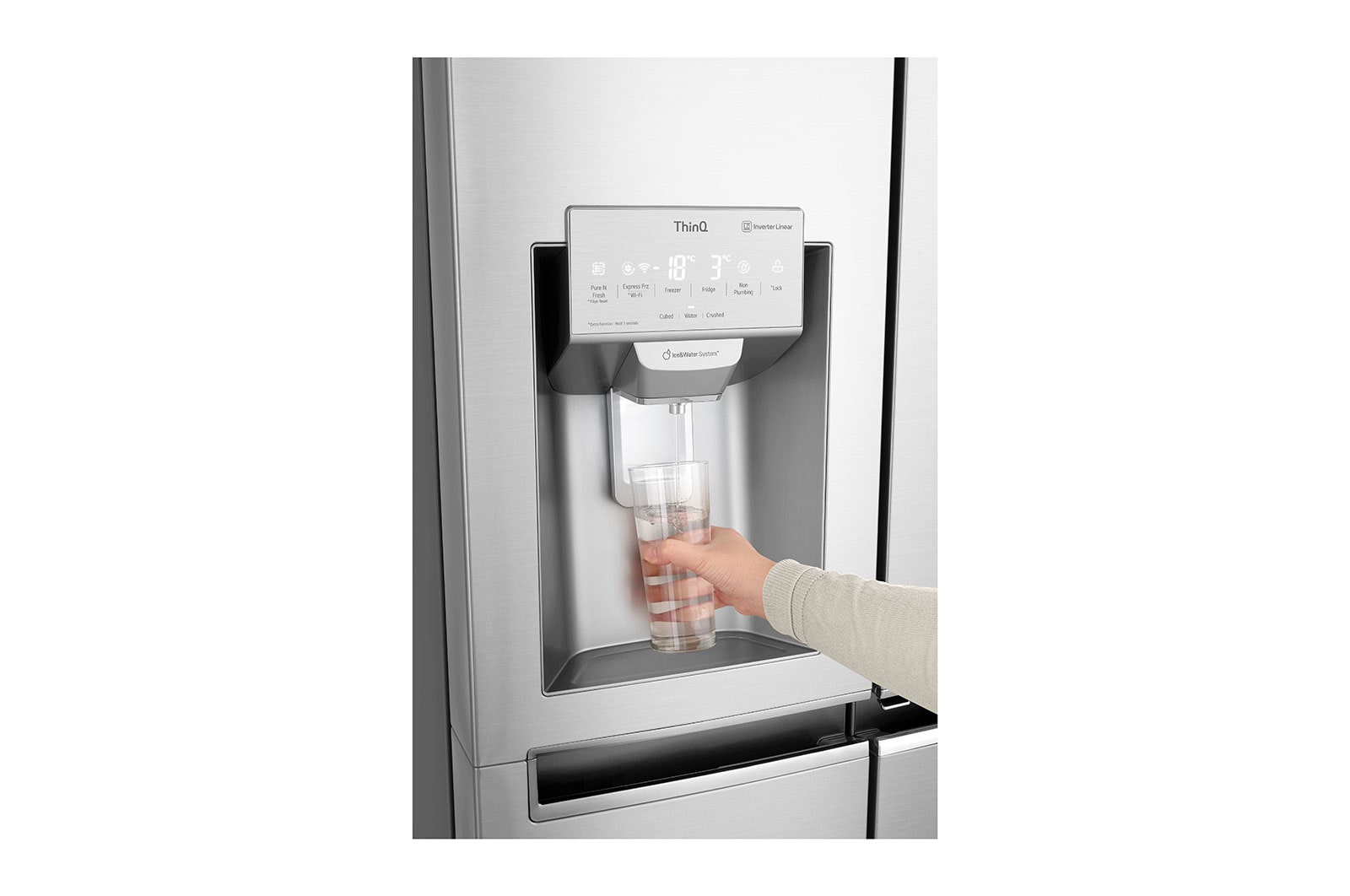 LG GSX961NECE side-by-side refrigerator Freestanding – image 7