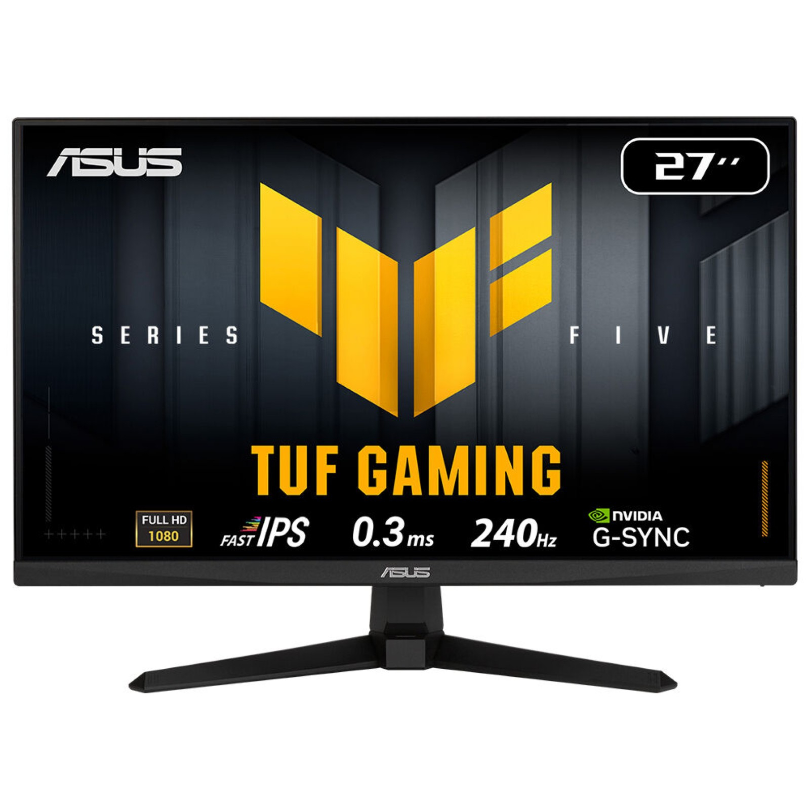 ASUS TUF Gaming Series 5, VG279QM5A Gaming Monitor, 27 inch Full HD Fast IPS panel, 240Hz, 0.3ms , G SYNC compatible, AMD FreeSync Premium, ELMB SYNC, 99% sRGB, DisplayWidget Center, Gaming AI
